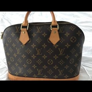 LV Vintage Alma PM Mono Canvas Handbag